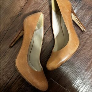 Michael Kors Camel Leather Heels